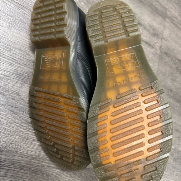 Dr. Martens Black Leather Combat Boots - Picture 6 of 7